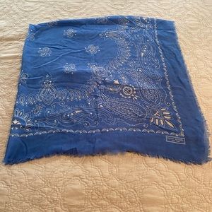 Henri Bendel wool and silk scarf wrap